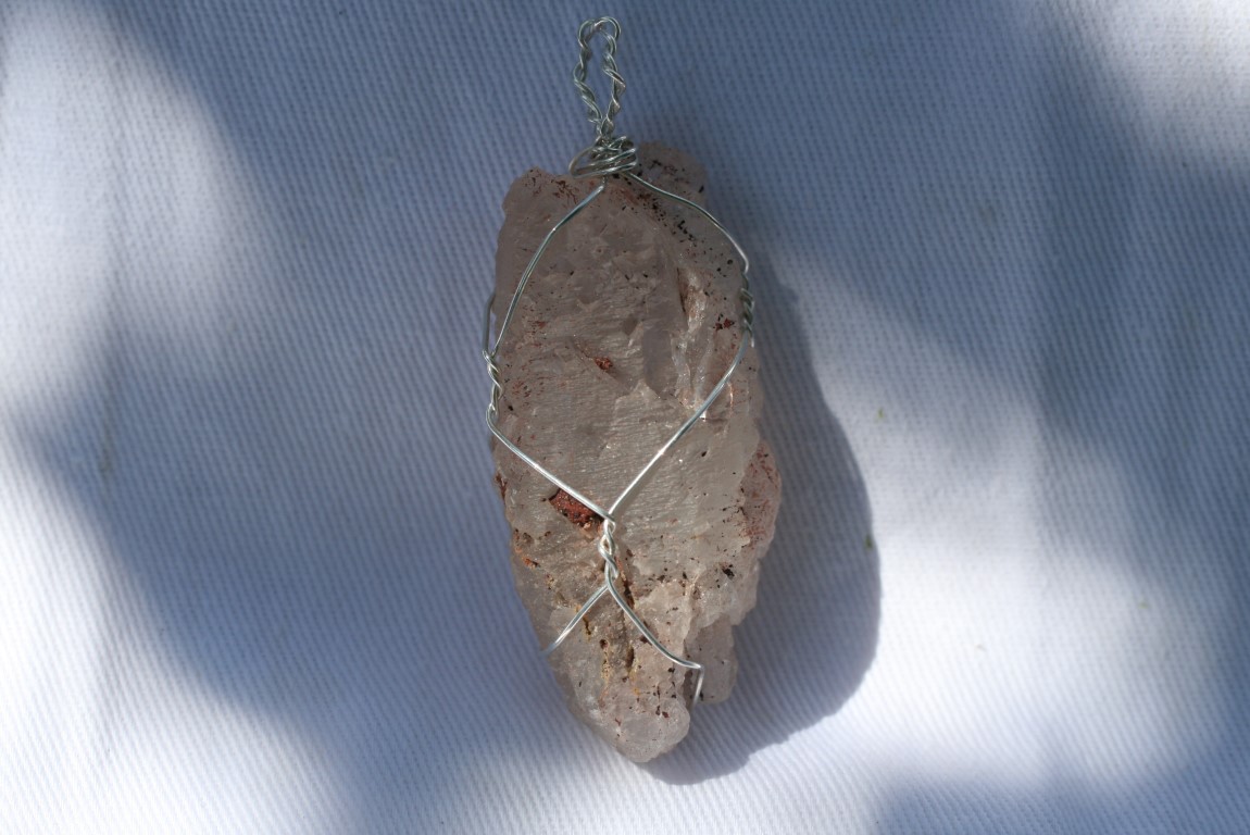 Pink Nirvana Quartz Pendant self acceptance 5259